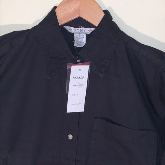 PTNY Black Denim Button Up Shirt - Picture 2 of 3